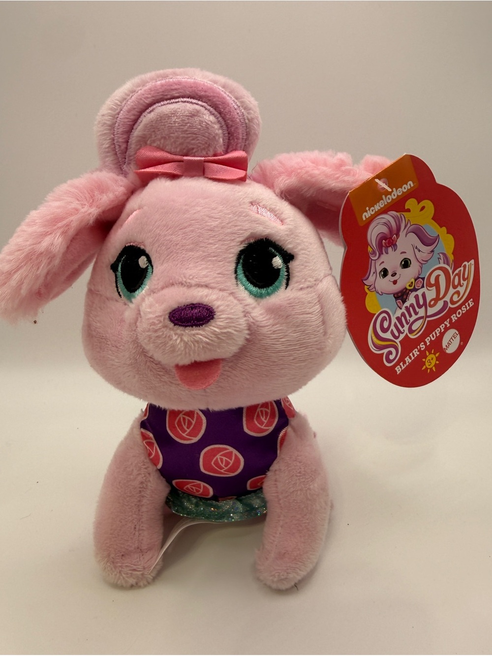 Nickelodeon Fisher Price Sunny Day Blair Puppy Rosie pink plush NEW